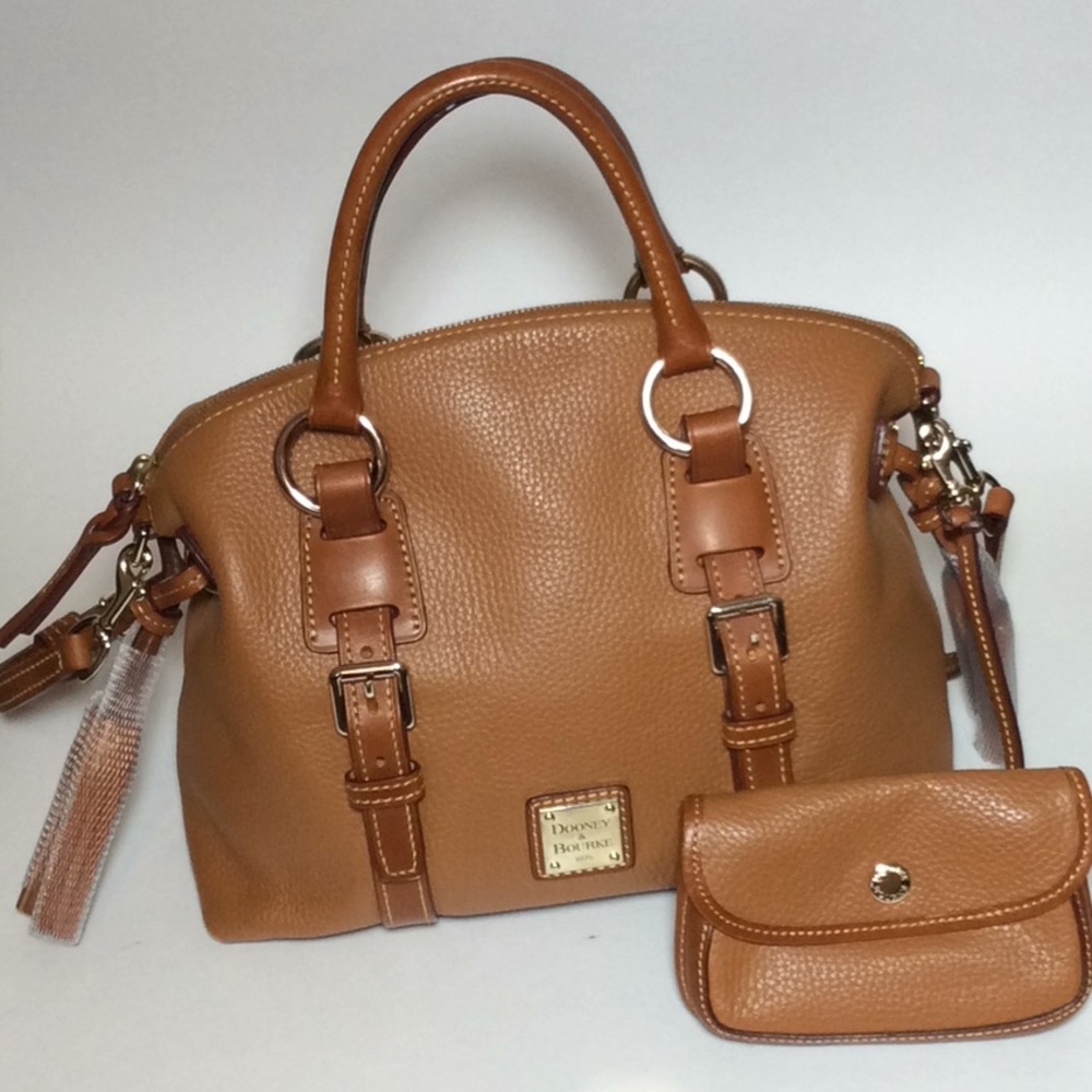 Dooney & Bourke Domed Satchel w/Pouch - Picture 2 of 13